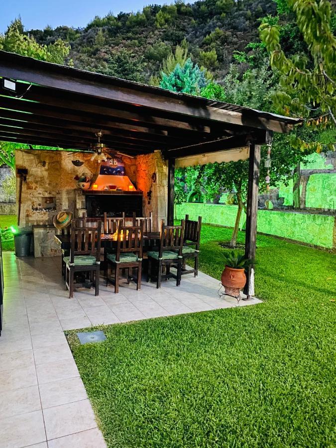 Detached Villa With Sea View Chaniotis Dış mekan fotoğraf